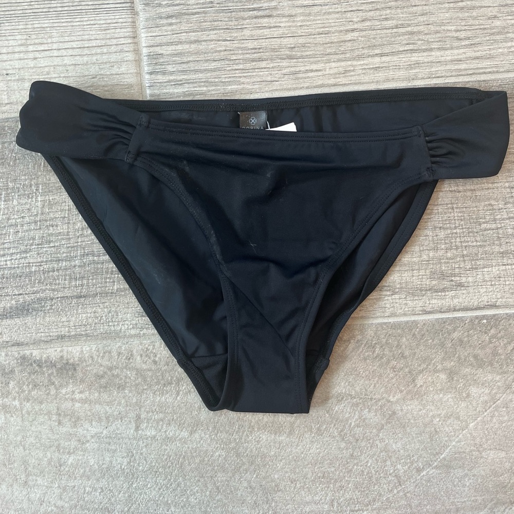 Dorina black bikini bottom NWT medium